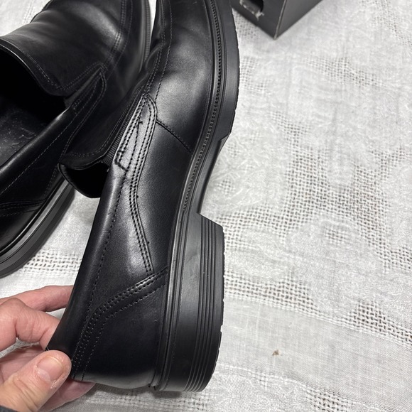 ECCO Lisbon Apron Slipon Men's Shoes 622144 01001 Sz 43 US 9-9.5 Black - Picture 10 of 13